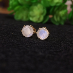 14KGF☆jewelピアス５・レインボームーンストーン