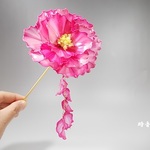 牡丹の花（大）簪　一本挿し