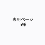 h様✴︎専用ページとなります