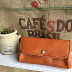 サンプル試作品/ジャバラに開く長財布/革の財布