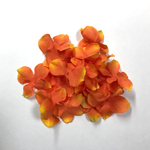 高級あじさいの花びら パーツ 20枚   オレンジ