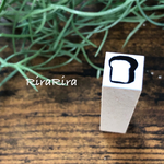 食パンはんこ＊10㎜×10㎜＊ラバースタンプ