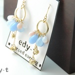 edy-t■夏カラードロップピアス☆送料無料