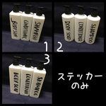 ディスペンサーボトル ステッカー