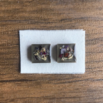 7種類のドライフラワーが入ったイヤリング/ピアス
