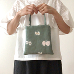 tiny bag　*⚮* ミナペルホネンのhana hane生地グリーン色使用*⚮*