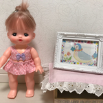 《New》 メルちゃん 水着 ピンクのドット柄