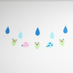 《6月》かえる ガーランド  梅雨