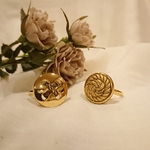 ゴールド ボタン リング✨💍✨