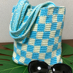 市松模様バッグ