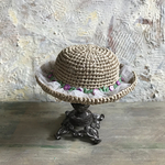 ネオブライス♡アウトフィット【チュール刺繍の麦わら帽子】