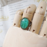 Vintage moonstone cabochon リング