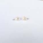 SWAROVSKI × aurora : ノンホールピアス（イヤリング）
