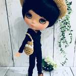 ブライス&リカちゃんネービースウェットセットアップ