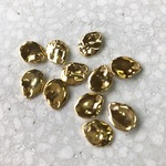 ハンマードロップチャーム ゴールド 12mm 6こ
