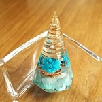 魔除け　お守り　❤オルゴナイト　リングスタンドにも〜♪　