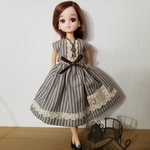 リカちゃん　ブライス　服ワンピースとネックレスのセット