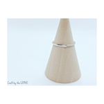 【着画あり】one side hammered silver ring