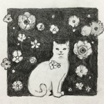 【オーダー品　ポメラニン　シルバー色　ネックレス】