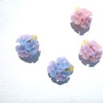 ころんとした紫陽花グラデーションピアス・イヤリング