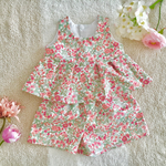 ベビー・キッズ服  夏の小花柄セットアップ(2ピースタイプ)