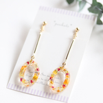 flower フープピアス/イヤリング