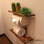 トイレットペーパーシェルフホルダー