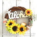 aloha☆夏の向日葵リース（b）