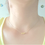 《再販》みつたまシンプルネックレス