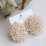 pearl beads pierce/earring
