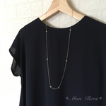 【新作】pyramide dispersée* ロングネックレス