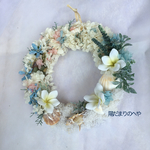 ☆プルメリア　白のリース☆　#誕生日ギフト　#記念日ギフト　#白