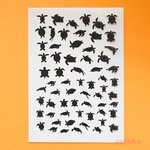ウミガメ　レジン封入用フィルム