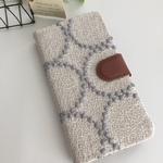 ミナペルホネン タンバリン＊ジョーゼット＊iPhoneケース手帳型＊【受注制作】