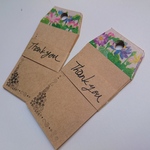 オリジナルタグ《ハスの花柄》24枚 