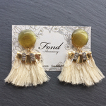 Greenフリンジピアス