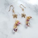 オリエンタルなピアス＊sunset color＊