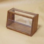 ミニチュア家具(1/12) ショーケースC（チーク）