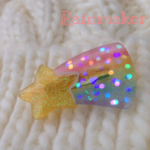 ★プラバンブローチ★流れ星