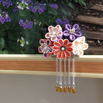 つまみ細工  小花のかんざし(値下げ品）