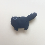 【受注制作】ペルシャ猫Gray ブローチ