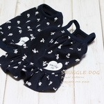 犬服・blooming flowersハートロゴ入りキャミソールワンピース