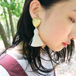  【noel.27】【定価4320円】フランス製タッセル×USA vintageイヤリング/ピアス
