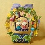 願いよとどけ！キラキラ星の七夕♪2wayリース③