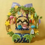 願いよとどけ！キラキラ星の七夕♪2wayリース④