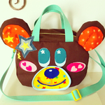 0様オーダー くまちゃんオムツ&お尻拭き一体型2wayバッグ
