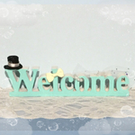 ティファニーブルー♡ウエディング  welcomeオブジェ