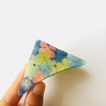 三角押し花クリップ アジサイ