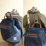 coco9111様専用3WAYワイヤーbag(デニムパッチ)m223