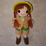 クリームと緑 女の子